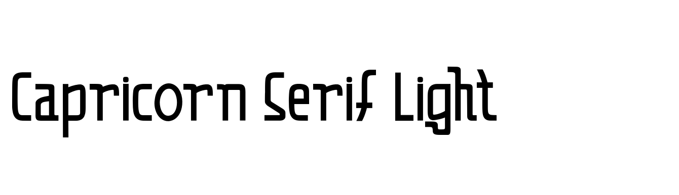 Capricorn Serif Light
